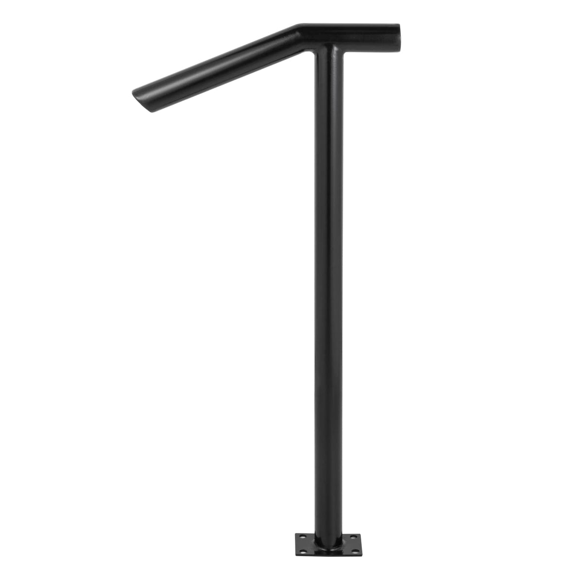 Black Steel Railing 330LBS Capacity Metal Handrails P7771