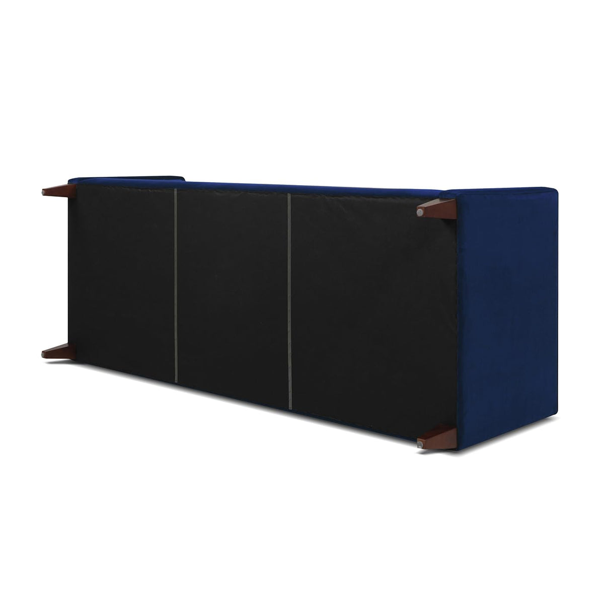 84" Navy Blue Tufted Velvet Sofa V65463