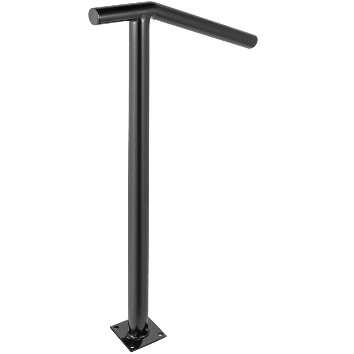 Black Steel Railing 330LBS Capacity Metal Handrails P7771