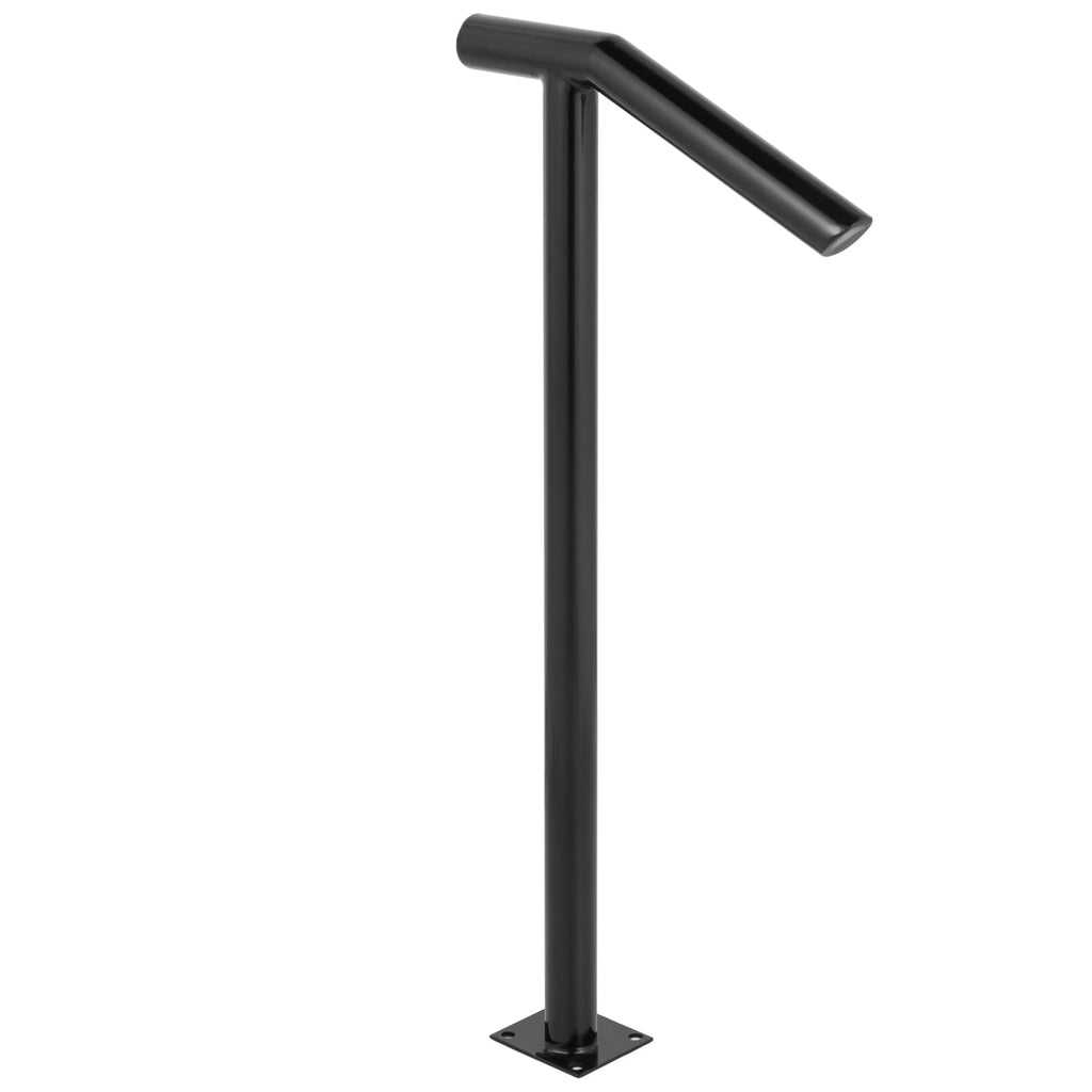 Black Steel Railing 330LBS Capacity Metal Handrails P7771