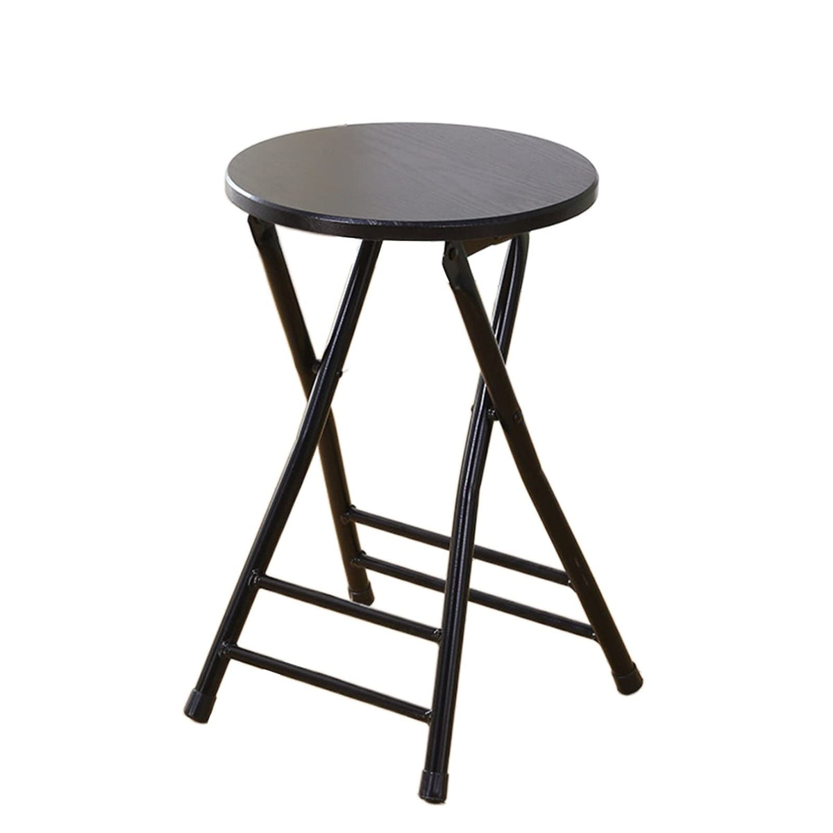 Folding Stool Round Wooden Board G246846