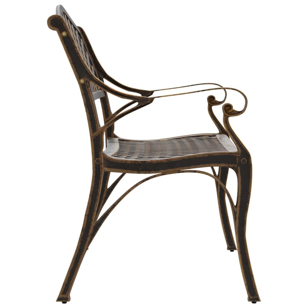 Bronze Cast Iron Garden Bench O61412