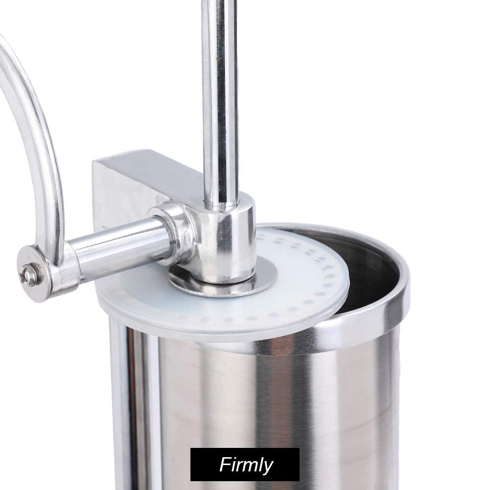 Stainless Steel Vertical Sausage Stuffer with 8 Stuffing Tubes C5941
