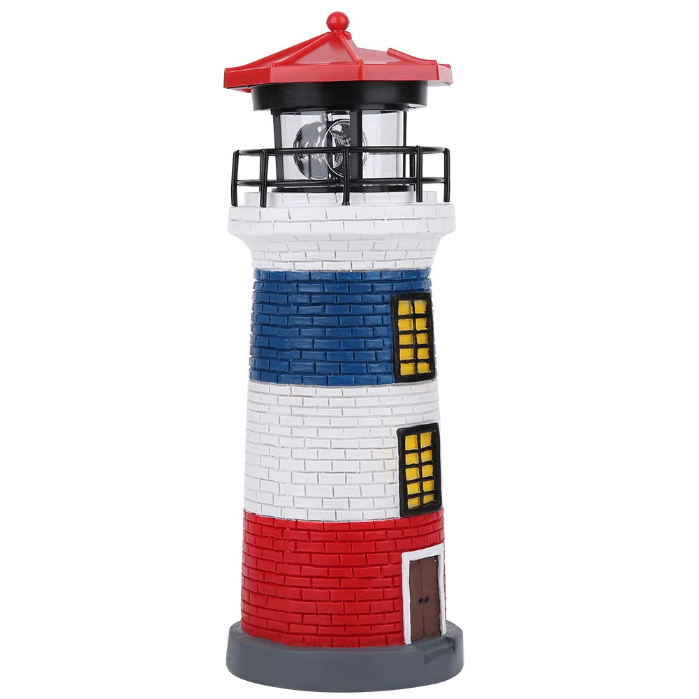 Solar Lighthouse Statue Outdoor Light I788719
