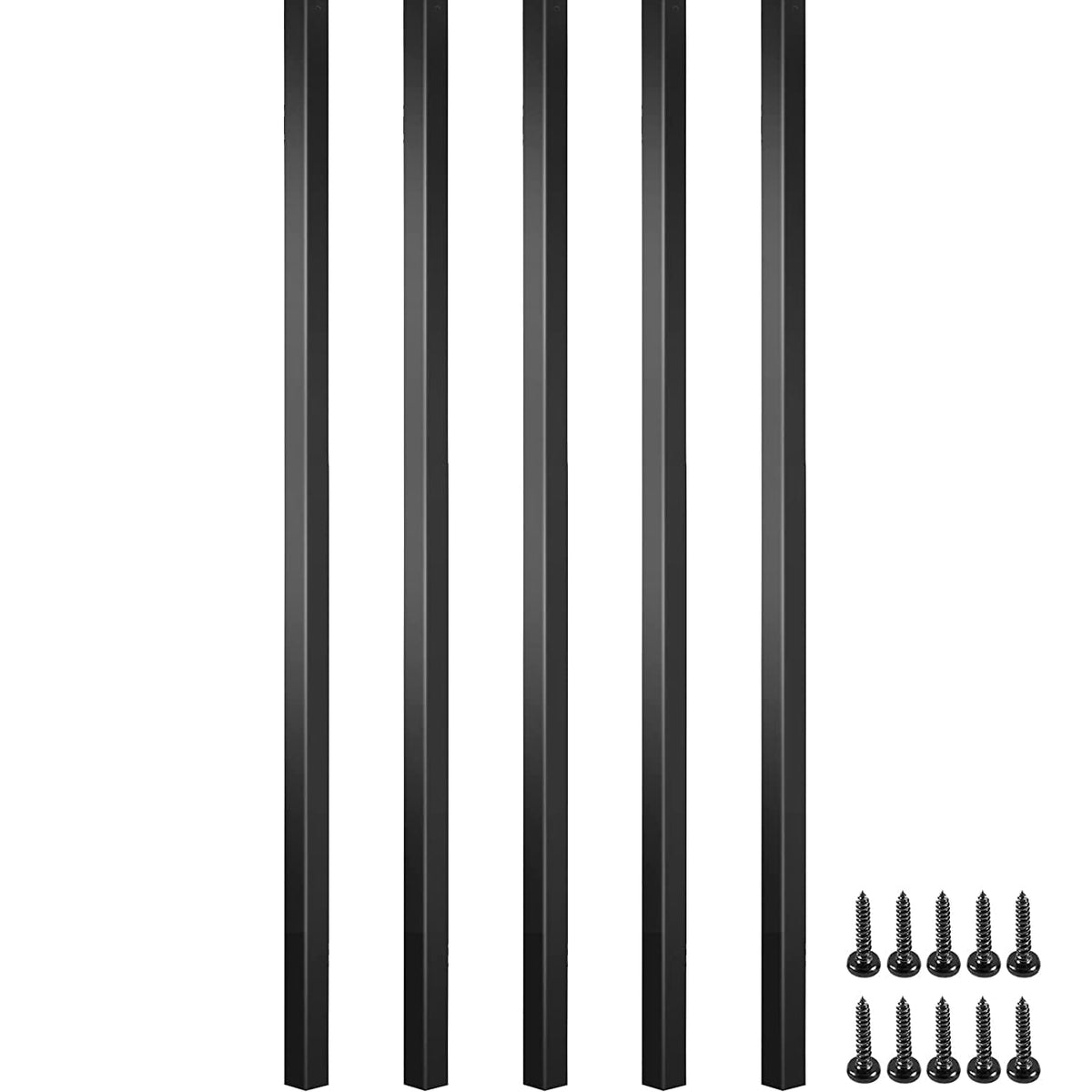 101 Pack 32" Black Metal Balusters P26835