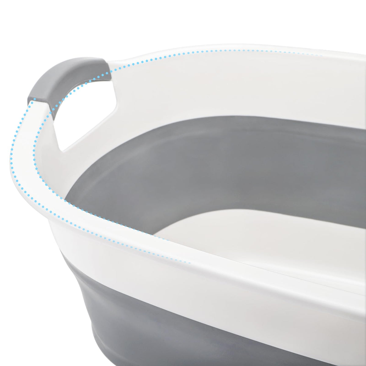 Collapsible Plastic Pet Bathtub with Drain Plug A9092