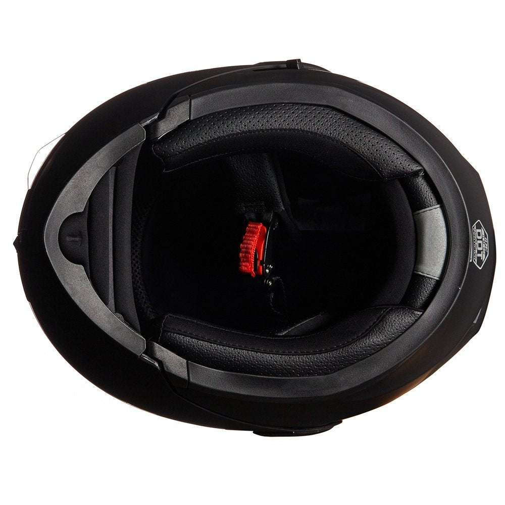 Motorcycle Dual Visor Flip up Modular Full Face Helmet DOT W630