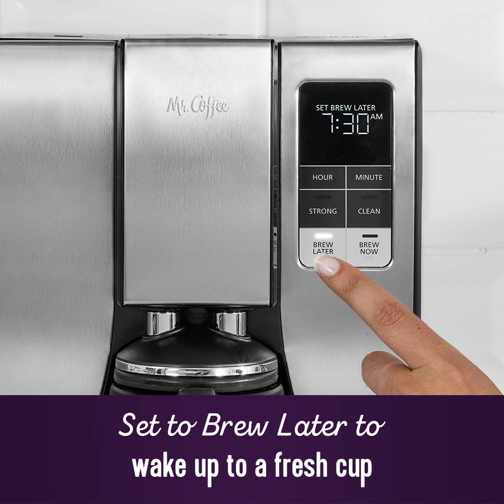 10-Cup Programmable Coffee Maker with Thermal Carafe A855