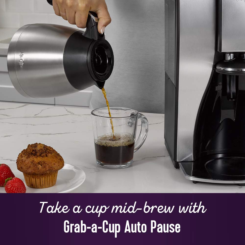 10-Cup Programmable Coffee Maker with Thermal Carafe A855