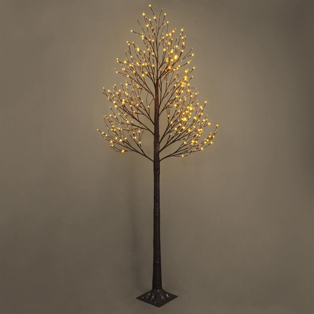 8FT Lighted Willow Twig Tree with 240 Warm White LED Lights F7939