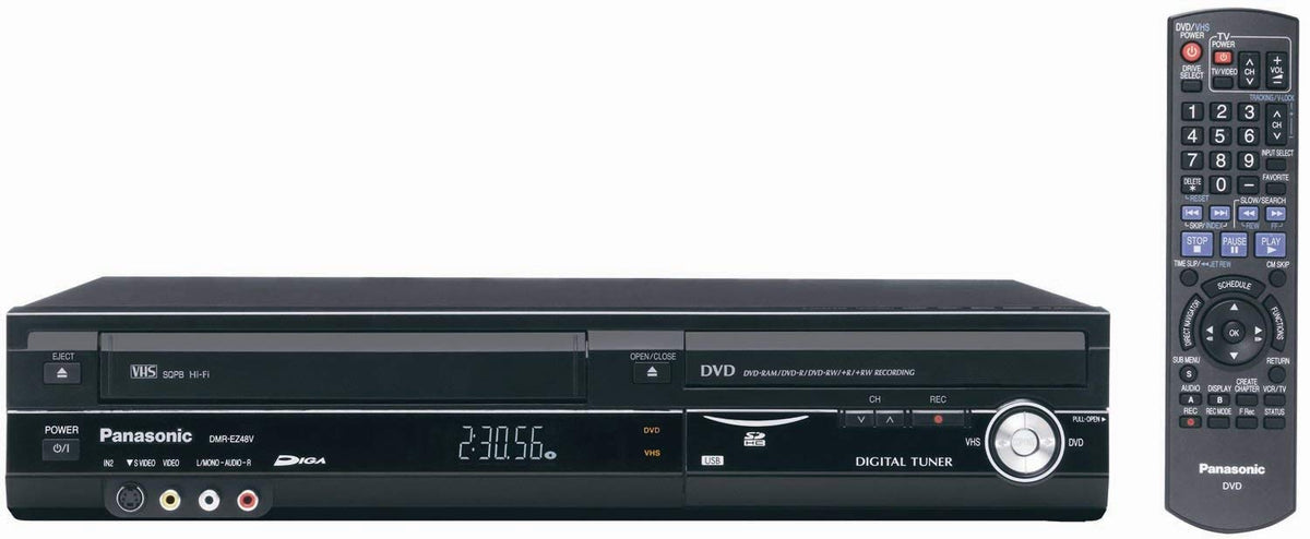 1080p Upconverting VHS DVD Recorder with Built In Tuner C763469