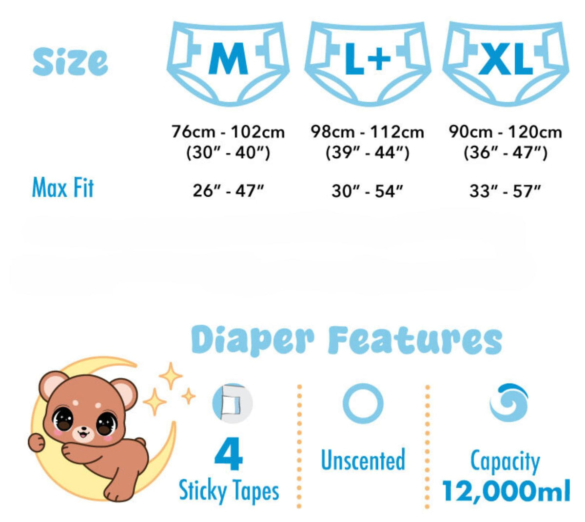 Adult Diapers Sample 2 Pack Medium Q97103