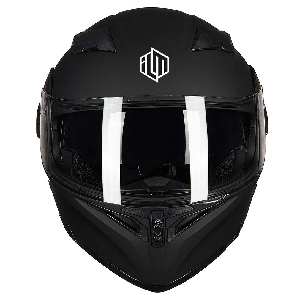 Motorcycle Dual Visor Flip up Modular Full Face Helmet DOT W630