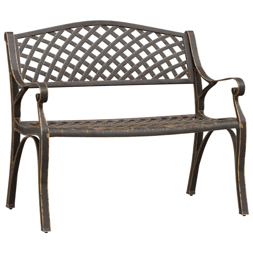 Bronze Cast Iron Garden Bench O61412