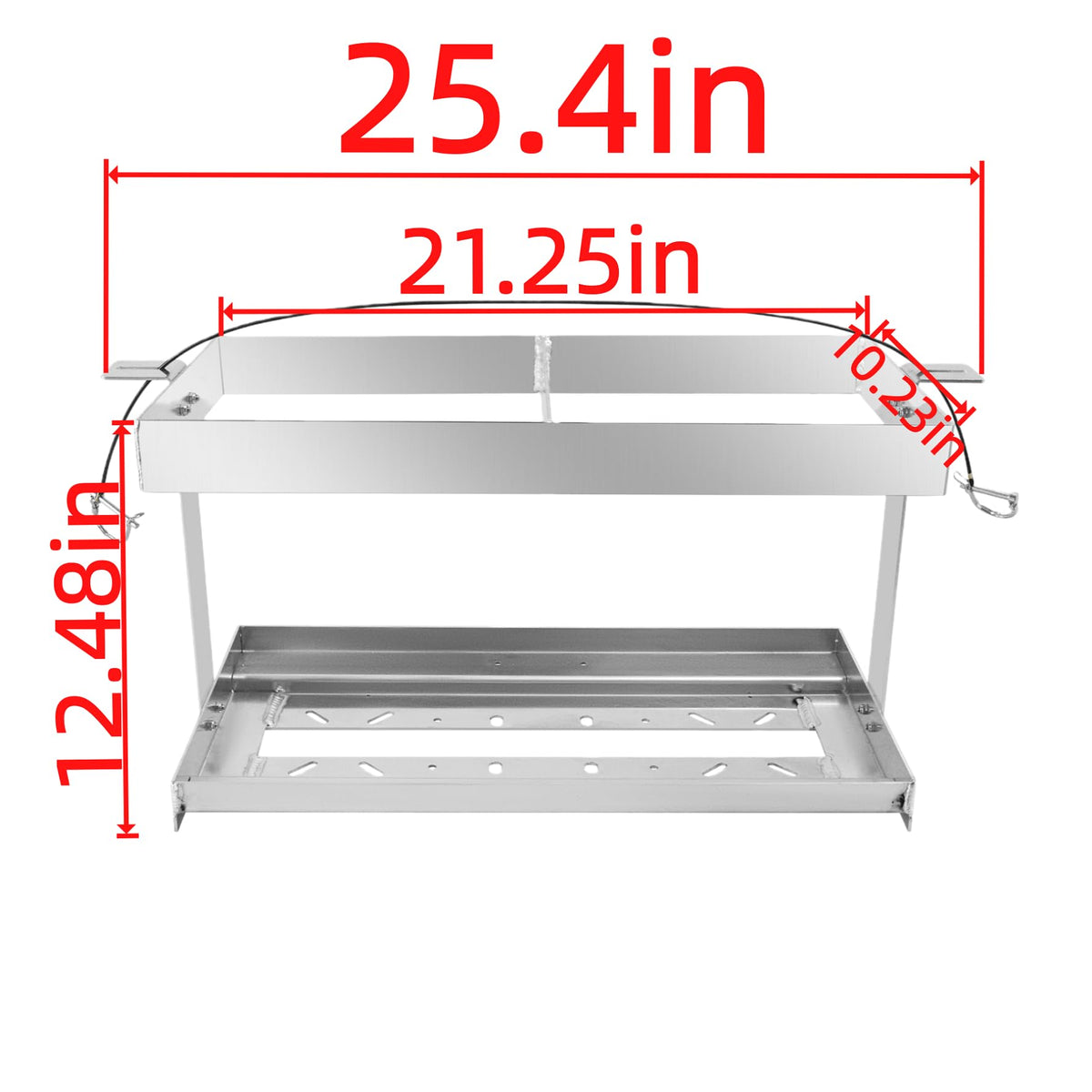 Thickened Fuel Can Holder for 2 5-Gal Gas Cans V5701