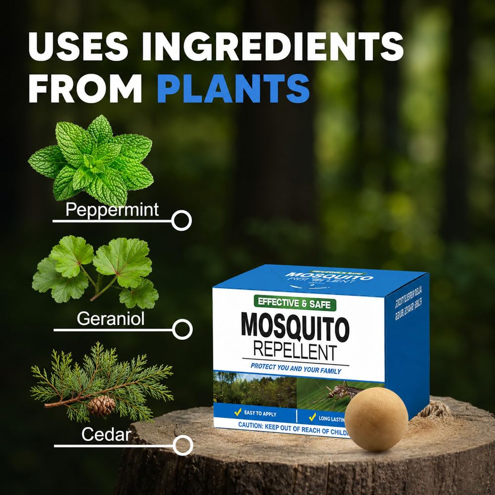 Mosquito Repellent Outdoor Patio Balls 16P M6840