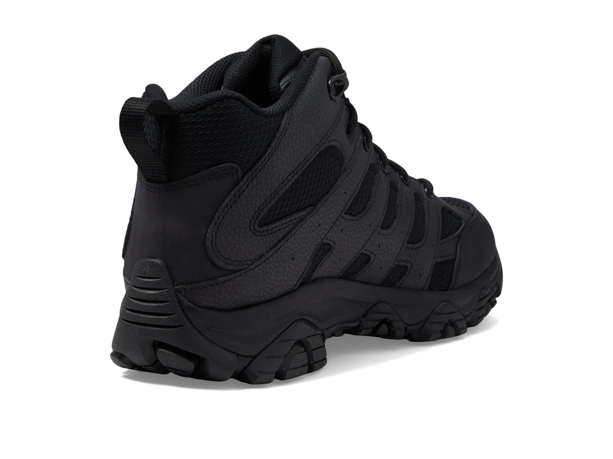 Waterproof Coated Leather & Mesh Mid Boots D90028