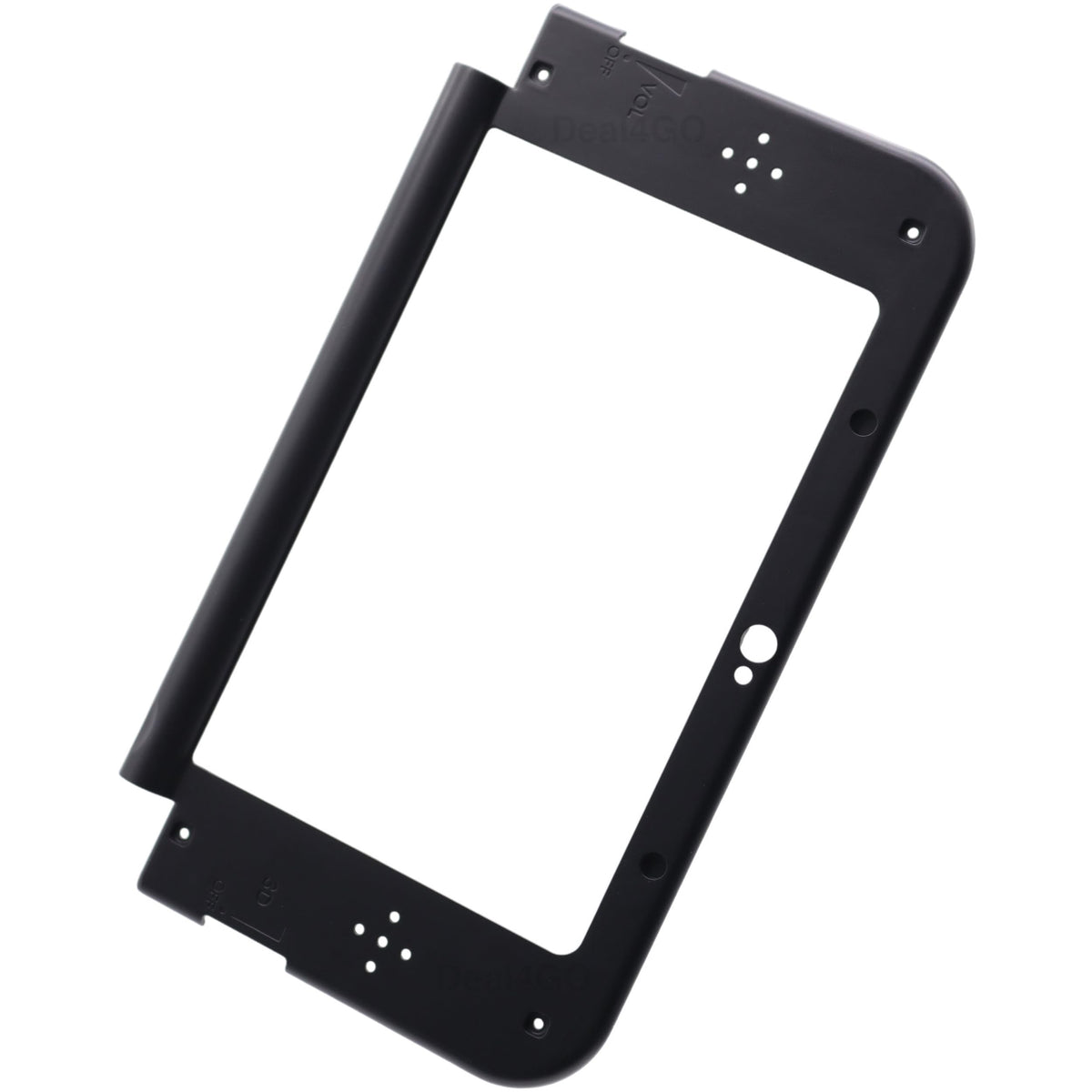 Black LCD Front Frame Housing Shell Case Cover Plate Replacement for New 3DS XL W8918