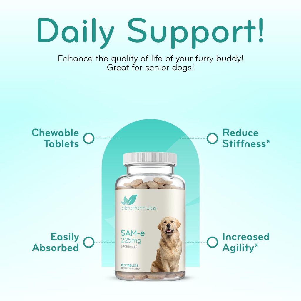 Chewable SAM-e Liver Support Supplement for Dogs 225mg G978389