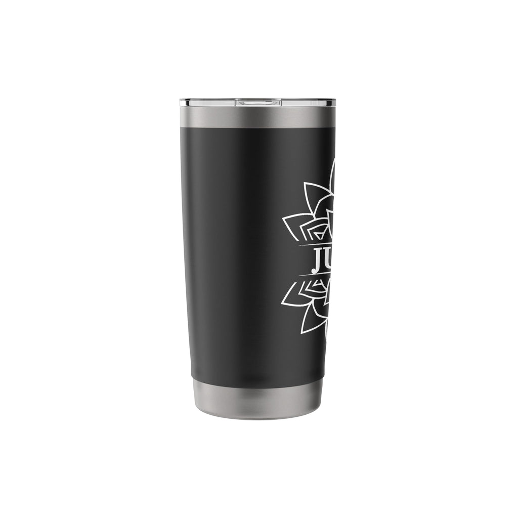 Black White Stainless Steel Insulated Travel Mug L21721