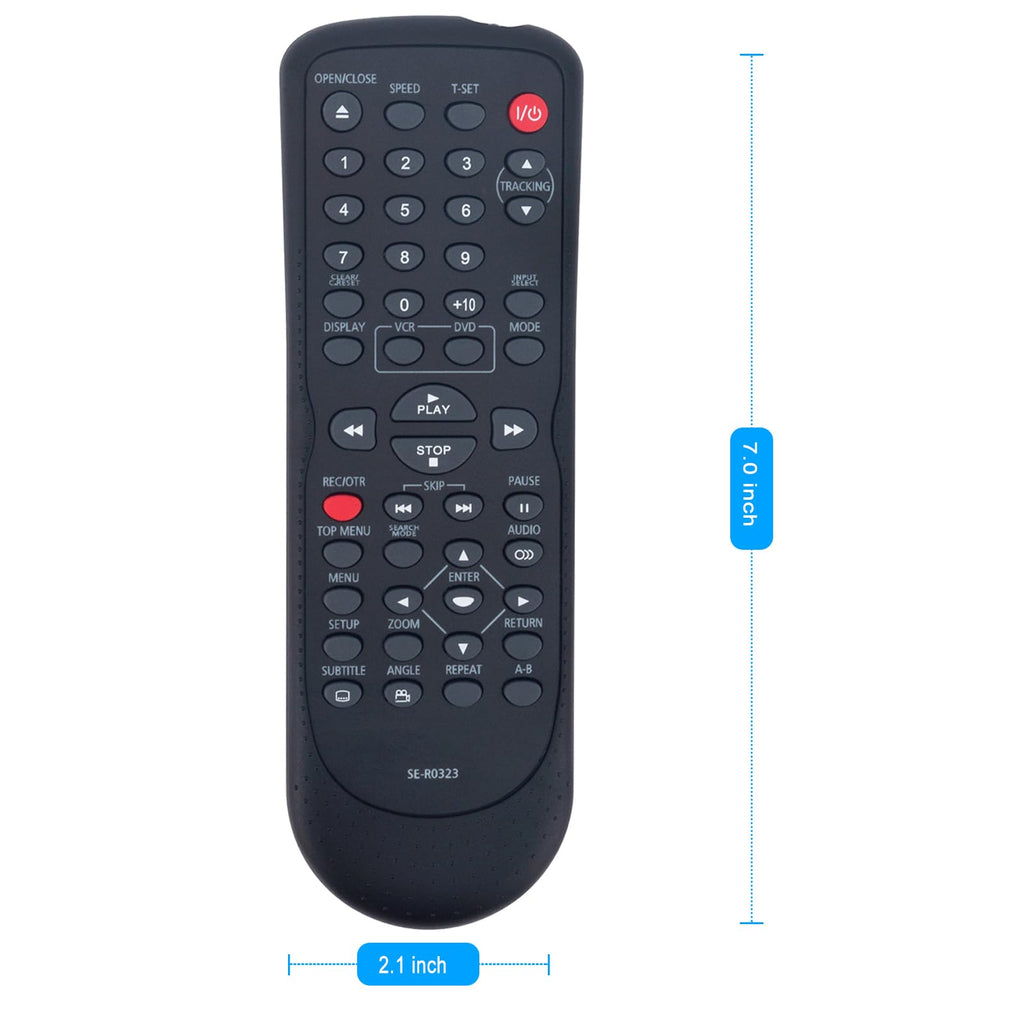 Replacement Remote Control for Toshiba DVD VCR Player E81144