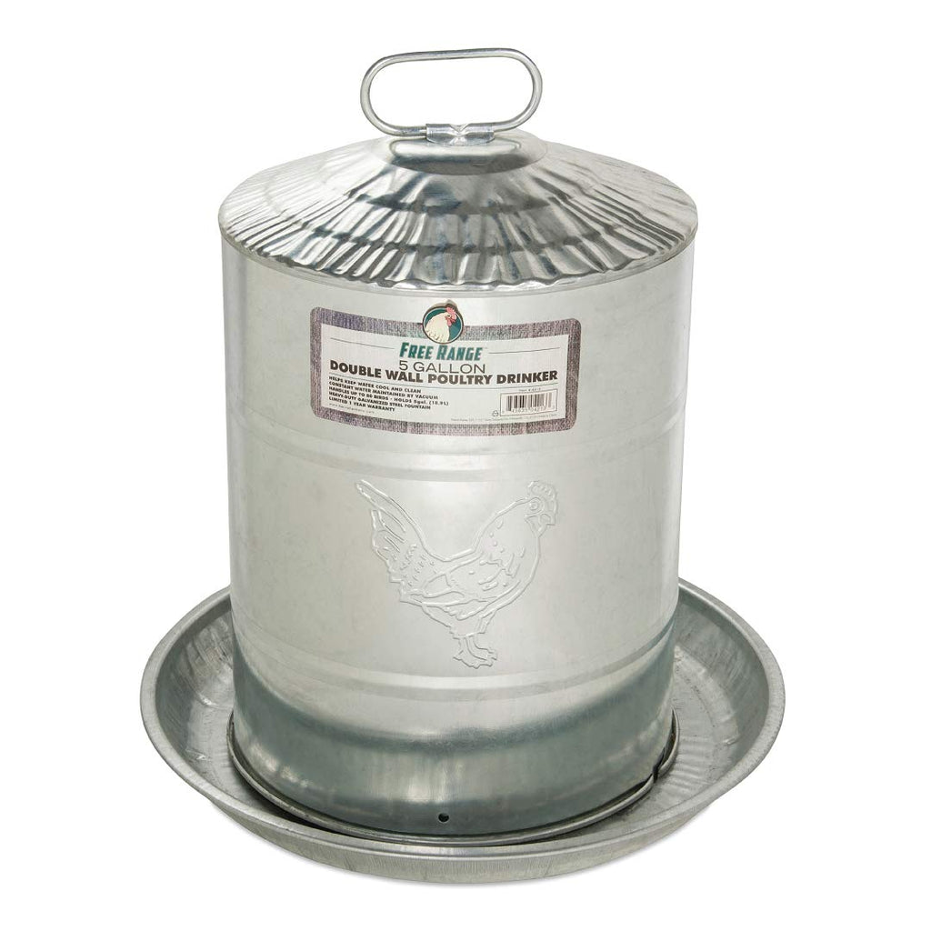 5 Gallons Double Wall Poultry Drinker M77311