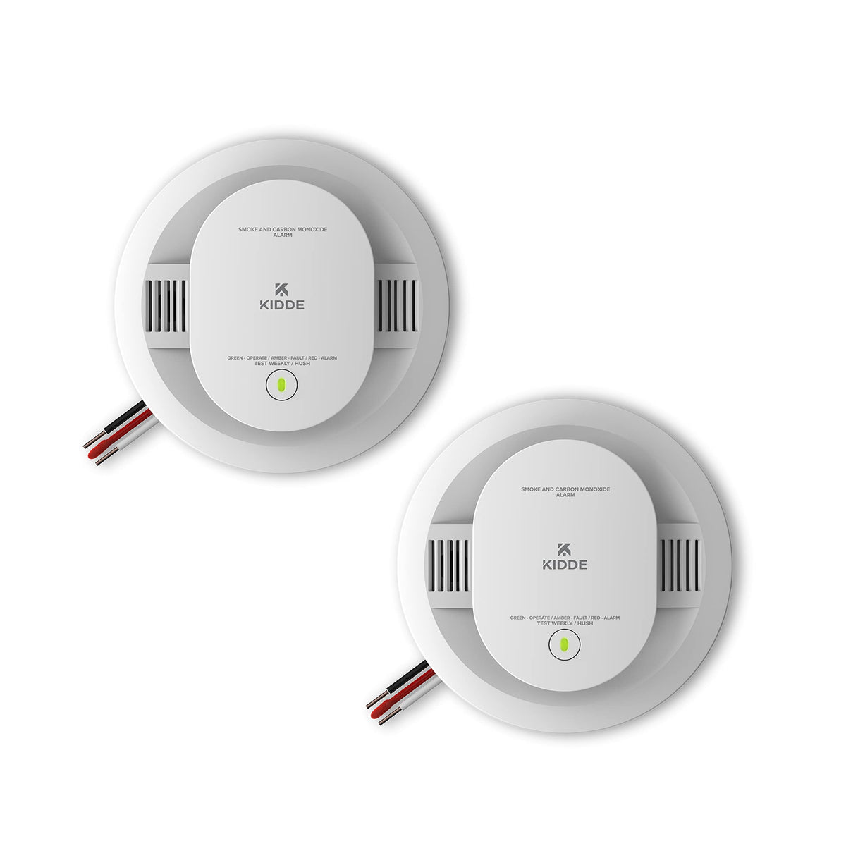 Hardwired Smoke & Carbon Monoxide Detector with Battery Backup, 2 Count Z698194