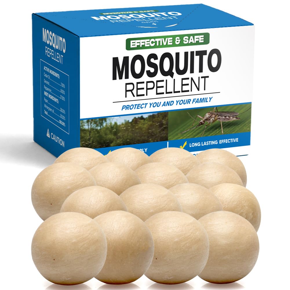 Mosquito Repellent Outdoor Patio Balls 16P M6840