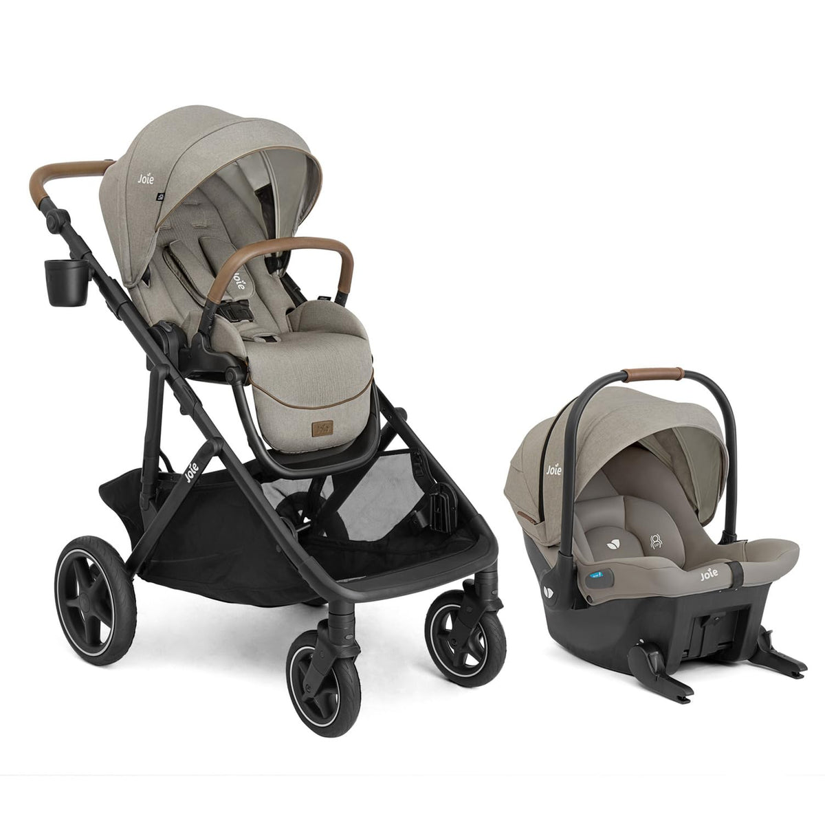 Convertible Single-to-Double Stroller & Travel System E445
