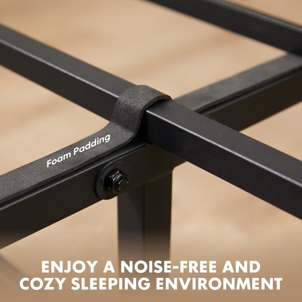 Twin Wood Bed Frame with Headboard L239729