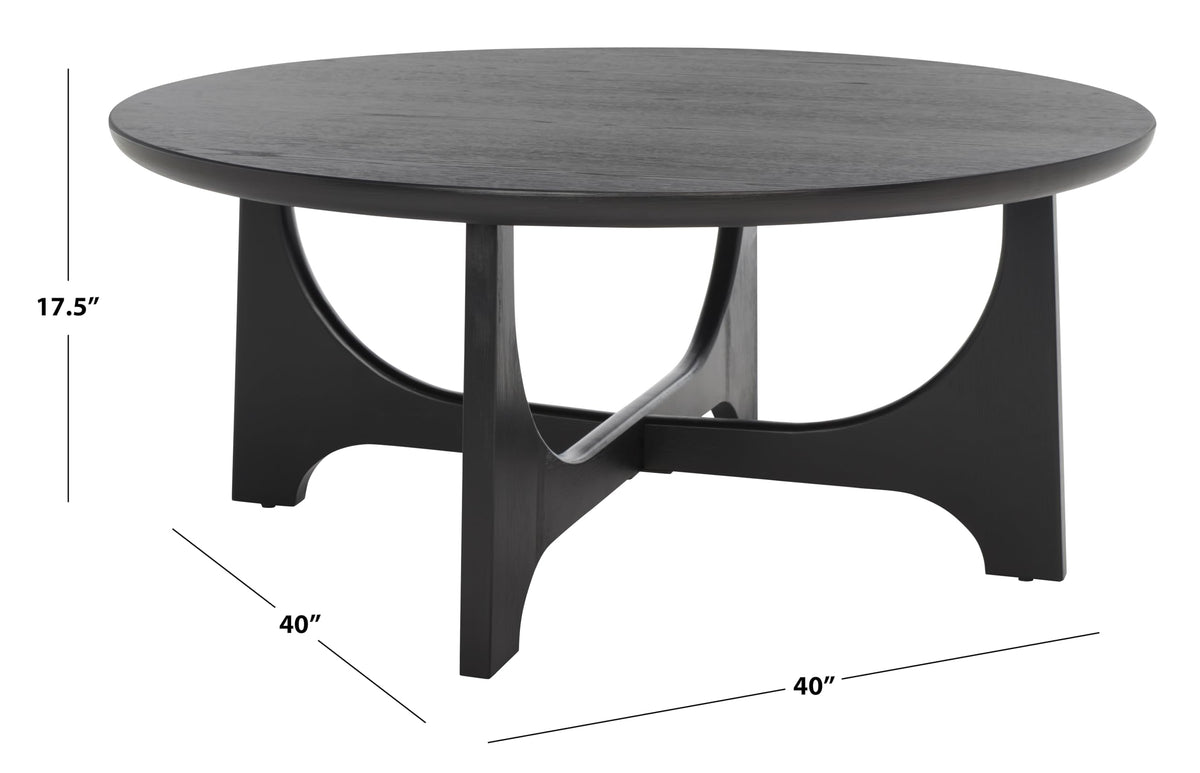 Black Wood Coffee Table F353315