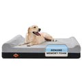 Slate Grey Memory Foam Orthopedic Dog Bed D9372