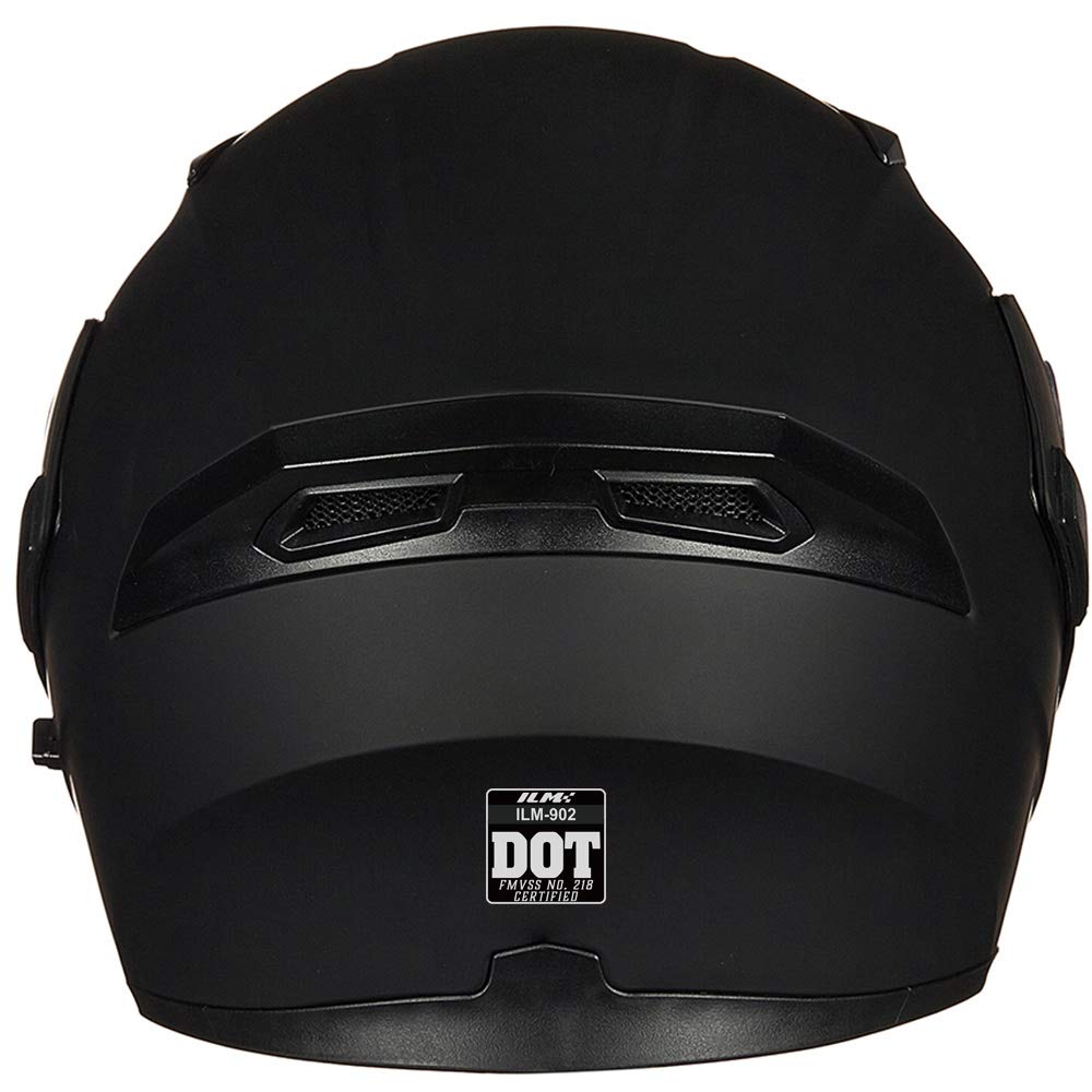 Motorcycle Dual Visor Flip up Modular Full Face Helmet DOT W630