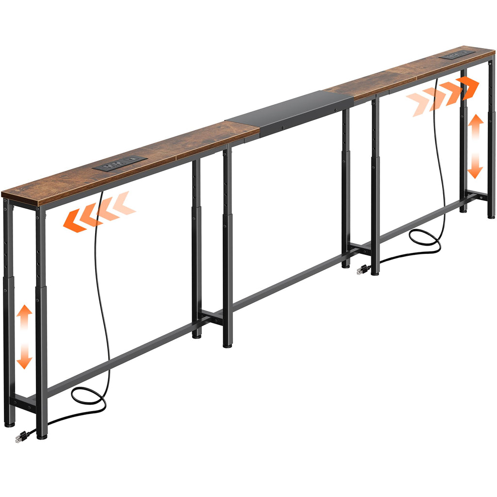 Narrow Console Table with Power Outlets & USB-C Z6734