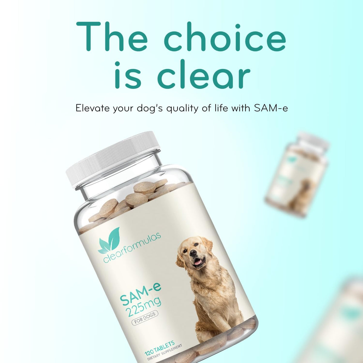Chewable SAM-e Liver Support Supplement for Dogs 225mg G978389