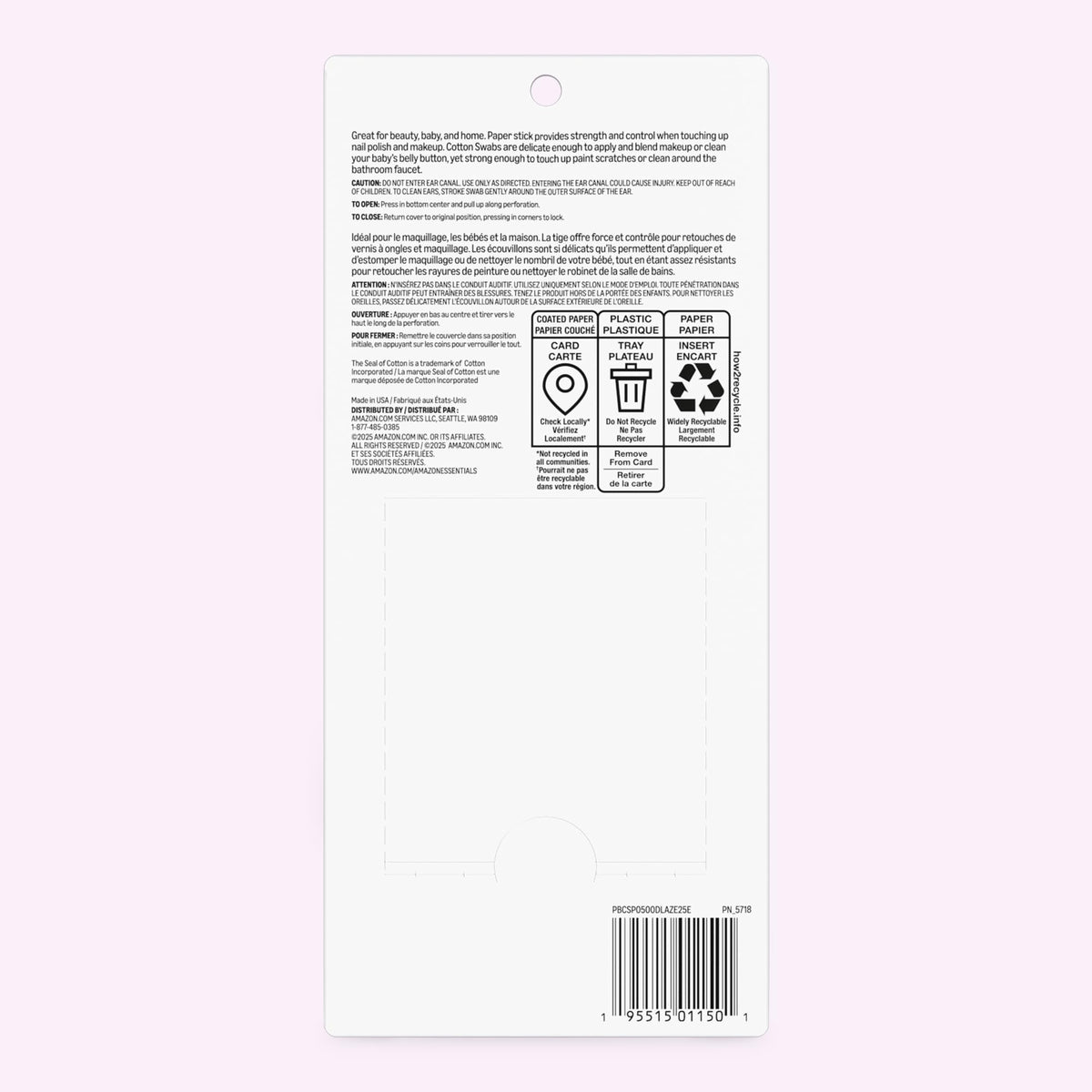 Cotton Swabs 500 Count P4880