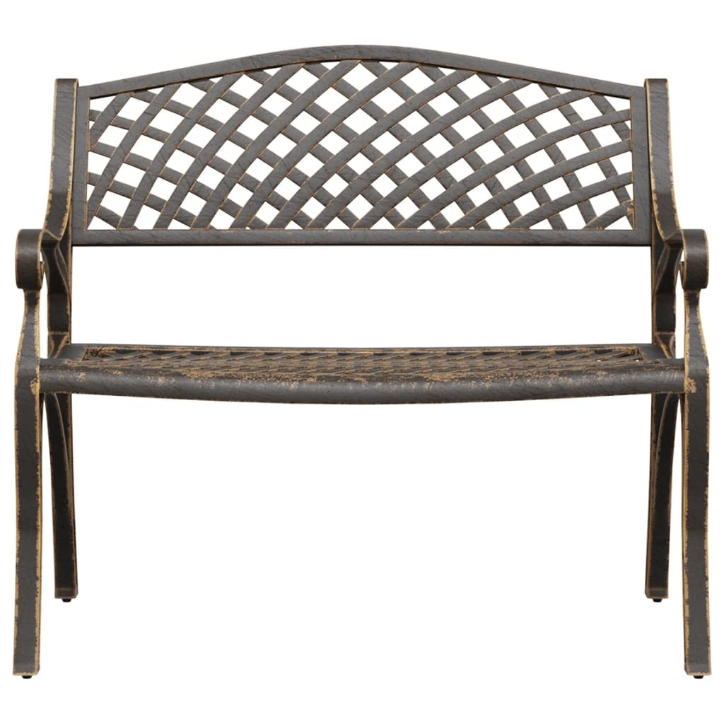 Bronze Cast Iron Garden Bench O61412