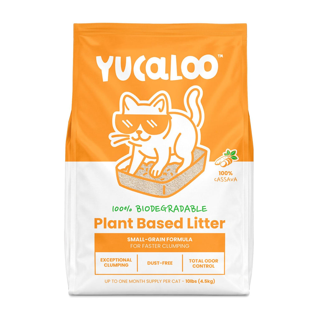 Natural Cat Litter 100% Cassava Small Grains Unscented 10 lbs K367835