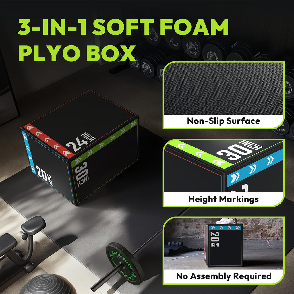 3-in-1 Plyometric Jump Box I1983