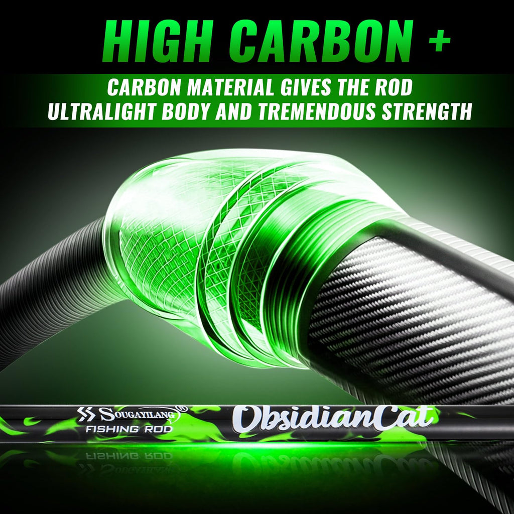 Carbon Fishing Rod with Solid Tip O81242