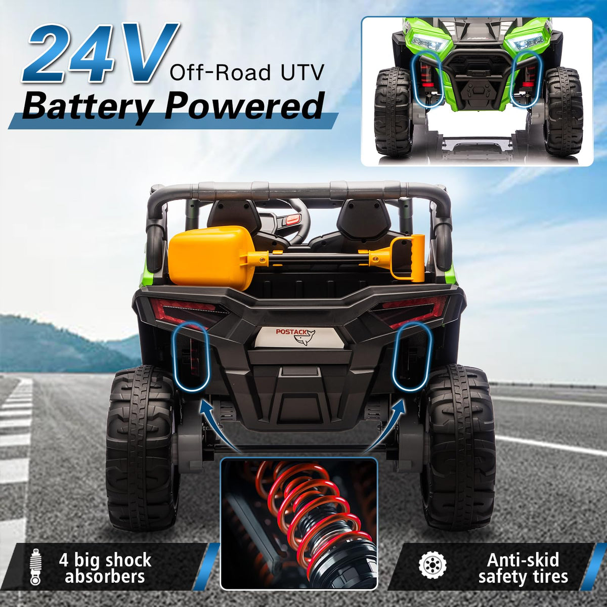 24V 2 Seaters Battery Powered Ride On Car I75646