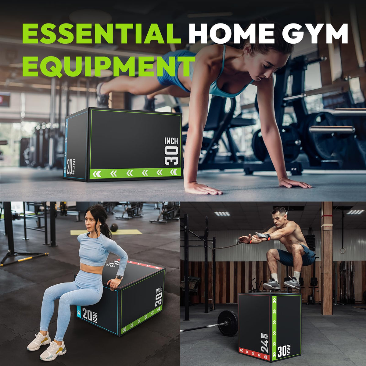 3-in-1 Plyometric Jump Box I1983