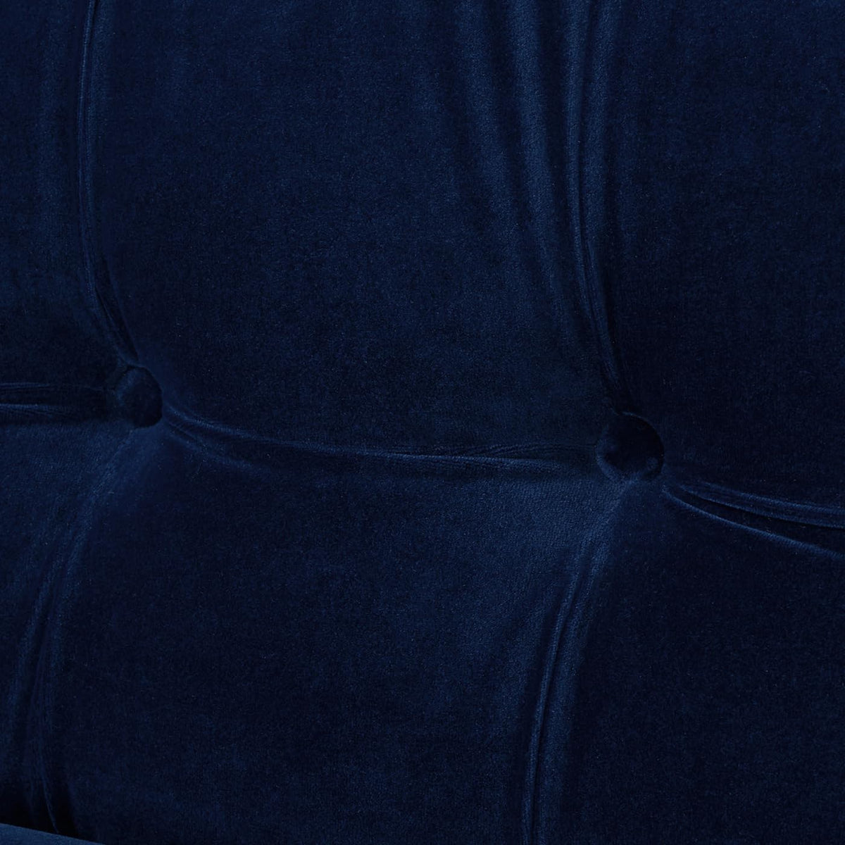 84" Navy Blue Tufted Velvet Sofa V65463