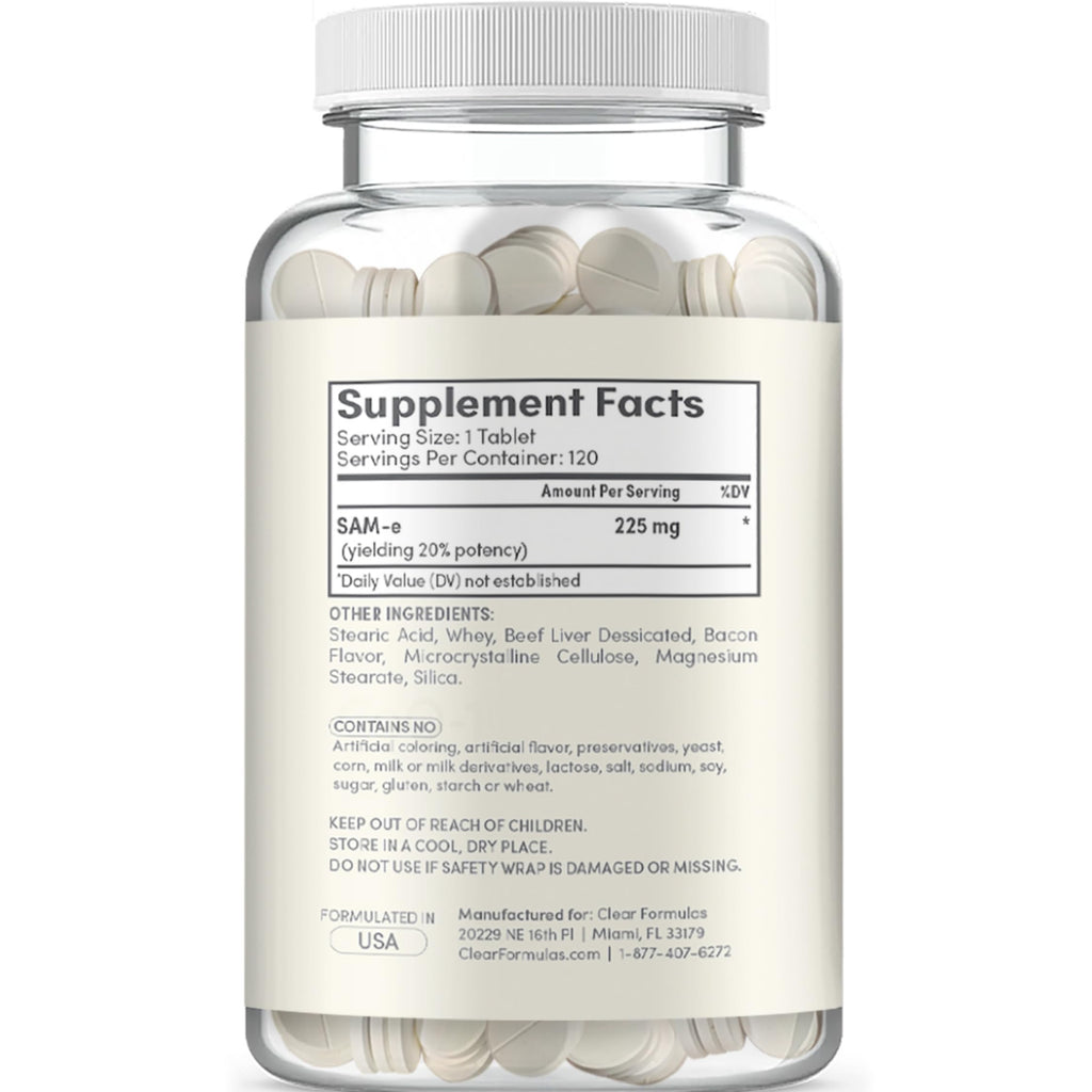 Chewable SAM-e Liver Support Supplement for Dogs 225mg G978389