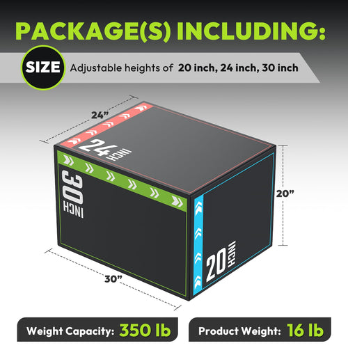3-in-1 Plyometric Jump Box I1983