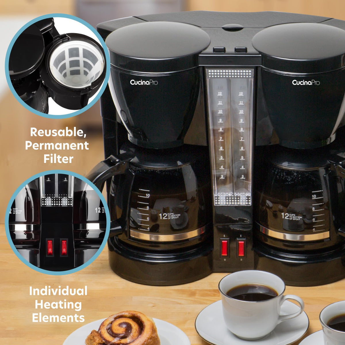 Dual Drip Coffee Maker I7817