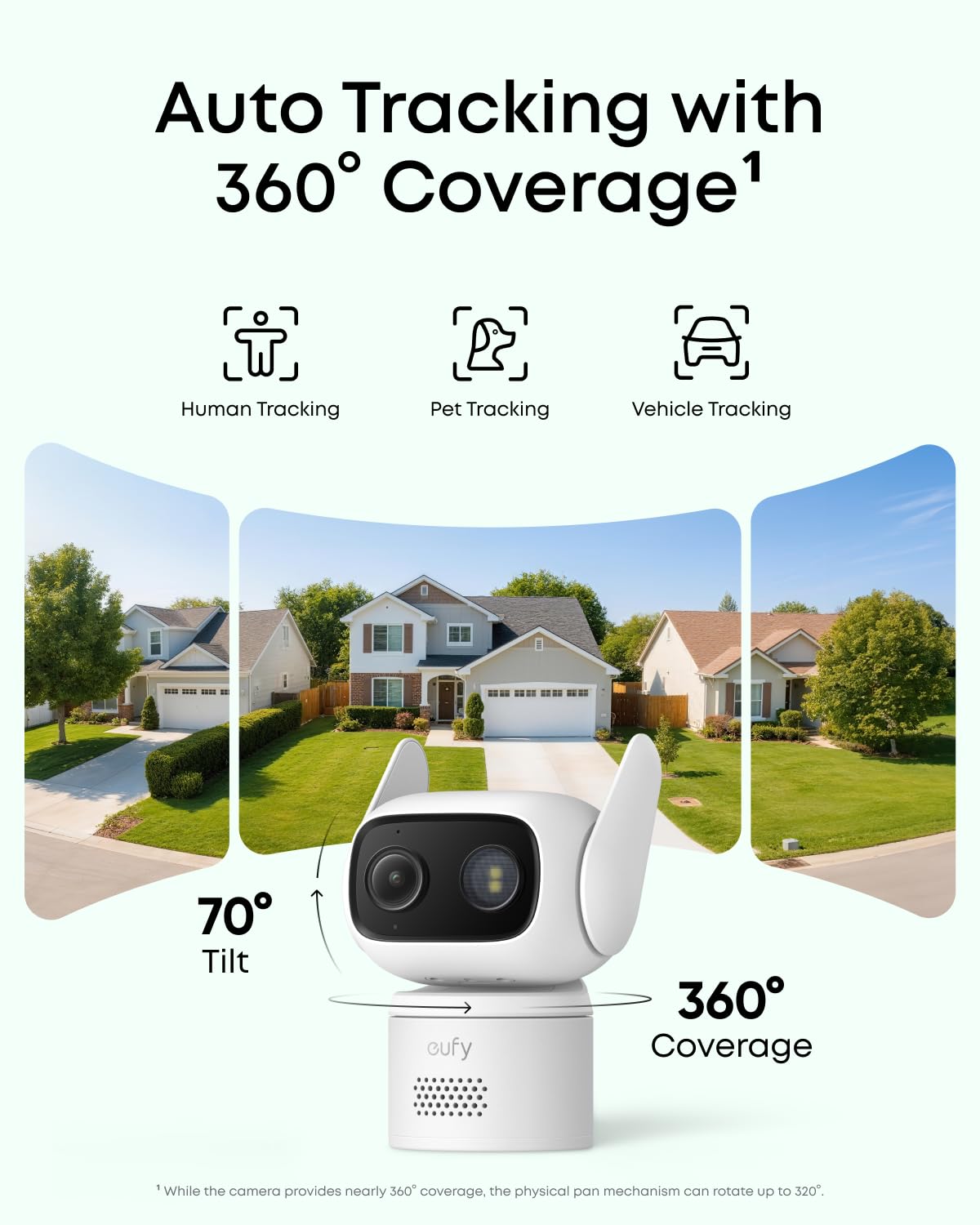Indoor/Outdoor Camera 360° Pan & Tilt T48316