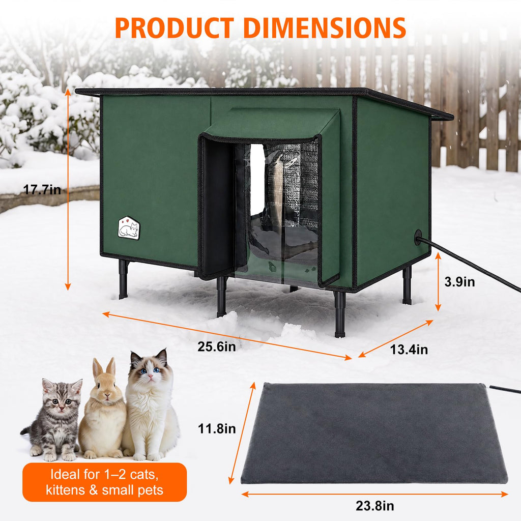 Heated Outdoor Cat House W197971