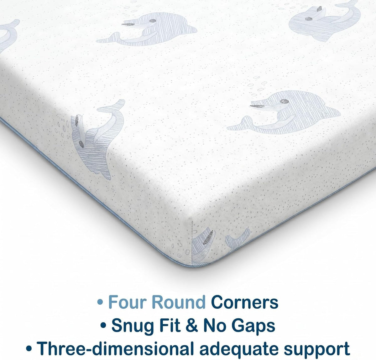 Trifold Pack and Play Mattress Topper, 38x26 Dual Firmness K7786