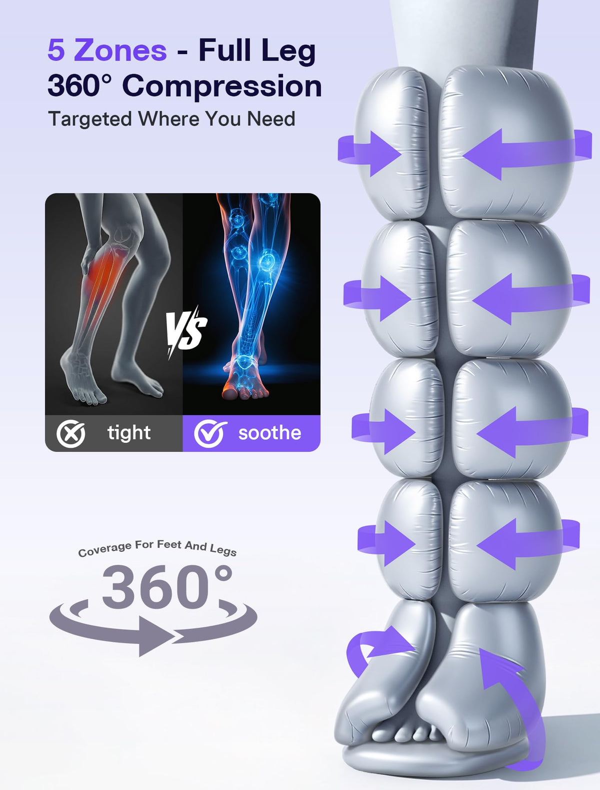 Leg Compression Massager with Heat O2773